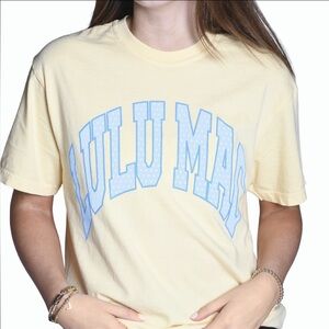 Lulu Mac Pink Polka Dot Adult Butter Comfort Colors Tee